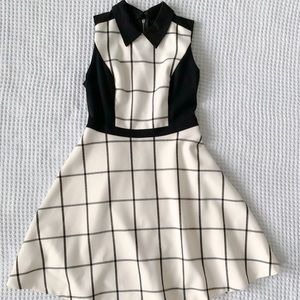 LOFT windowpane dress